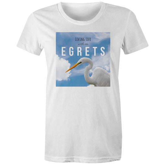 Womens Board Game T-shirt - Living Life With No Egrets